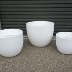 Crucible pots white